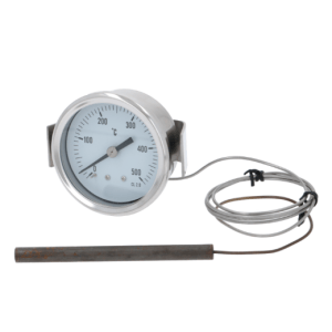 Horeca Parts - Termometr 0-500°C śr. 60mm śr. czujki 8mm dł. czujki 100mm - Piec do pizzy Hendi