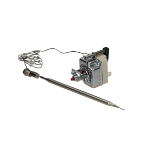 Horeca Parts - Termostat 1-fazowy 16A 230V 220°C, dł. kapilary 870 mm, czujka śr. 6x142 mm - urządzenia MBM