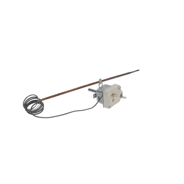 Horeca Parts - Termostat 1-fazowy 75-500 °C 4X228MM Dł. kapilary 900mm (2 styki)  - Piec do pizzy Hendi, Cookmax, Cuppone, Fimar, GGF, Modular, Zanussi ( 375247 , 375.247 )