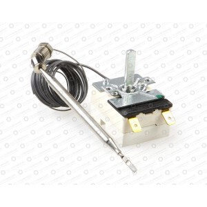 Horeca Parts - Termostat 1-fazowy 16A 250V 95-190°C, dł. kapilary 1010 mm, czujka śr. 6x100 mm