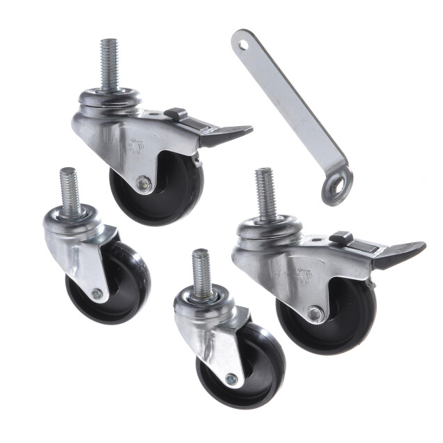 Horeca Parts - Zestaw 4 kółek - miesiarka spiralna Hendi ITR10,ITR20,ITR30,IBT10,IBT20,IBT30,226346,226339,226360,226209,226308,226315