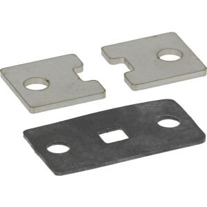 Horeca Parts - Blaszka mocująca pilot, wymiar płyty 17,5x18x1,5 mm, wymiar uszczelki 35x19x1 mm - kuchnie gazowe MBM