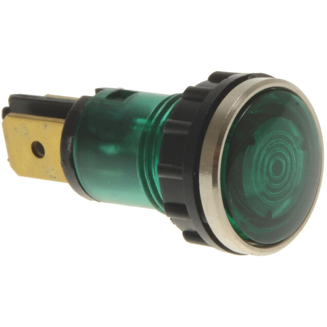 Horeca Parts - Lampka kontrolna zielona śr.montażowa 12mm - Metos, Baron
