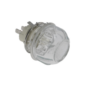Horeca Parts - Lampka kompletna do piekarnika G9 230V 40W, śr. mocowania 47,8 mm, przyłącze F6,3, szkło hartowane, waga 0,15 kg