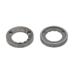 Horeca Parts - Para żaren FIORENZATO CS/QUAMAR RH, śr. 63/38 mm, wys. 9,5 mm, 3 otwory mocujące - Italmill
