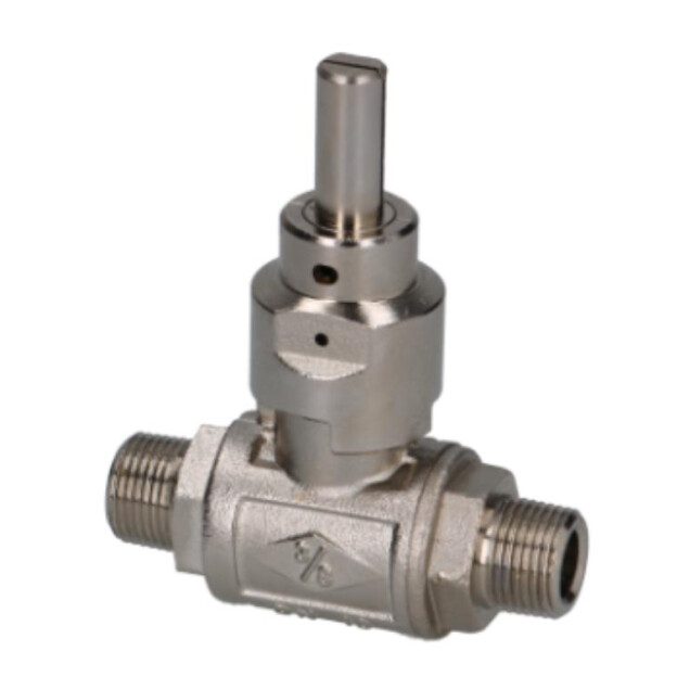 Horeca Parts - Zawór kulowy wodny obustronny / wejście 3/8" / wyjście 3/8" / DN10 / długość 68mm - Kotły - Mbm, Apach, Ascaso, Baron, Colged, Cookmax, Dexion, Elettrobar, Gico, Hobart, Pel