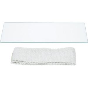 Horeca Parts - Szyba 385x135x5mm Zanussi ZMMDE4 (291462), ZMMDE6 (291472), FPS/18 (291480), FPS/30 (291481), ZMMDG4 (291460), ZMBDG8 (291461), ZMMDG6 (291470), ZMBDG12 (291471)