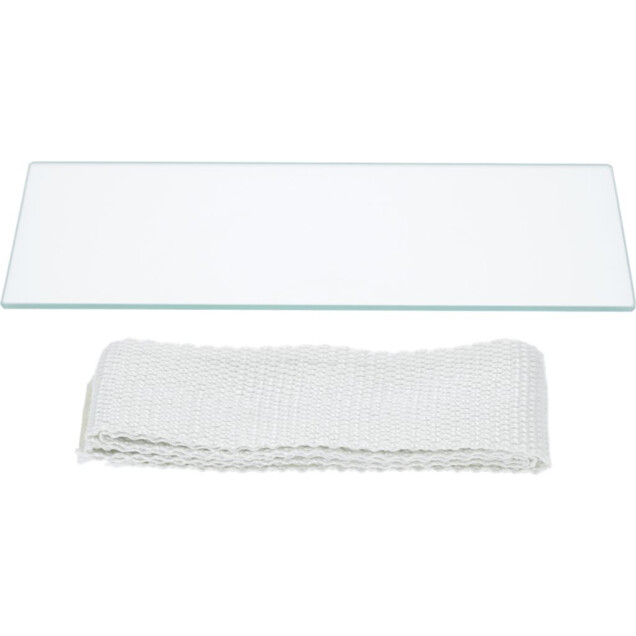 Horeca Parts - Szyba 385x135x5mm Zanussi ZMMDE4 (291462), ZMMDE6 (291472), FPS/18 (291480), FPS/30 (291481), ZMMDG4 (291460), ZMBDG8 (291461), ZMMDG6 (291470), ZMBDG12 (291471)