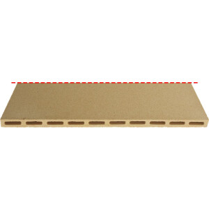 Horeca Parts - Płyta szamotowa 618x610x17mm UWAGA WYSYŁKA NA PALECIE (200zł netto)!