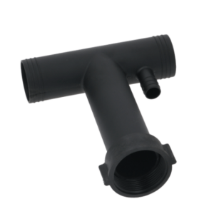 Horeca Parts - Rurka przelewowa T-kształtna śr. wew. 37mm śr. zew. 40mm 1 1/2" plastik