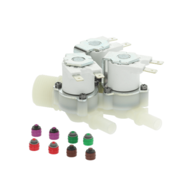 Horeca Parts - Elektrozawór 3-drożny prosty / 230V / wlot 3/4" / wylot 10mm / RPPE - Piece - Lainox, Falcon, Olis (530570030, 65110280, LAR65110280, R65110280)