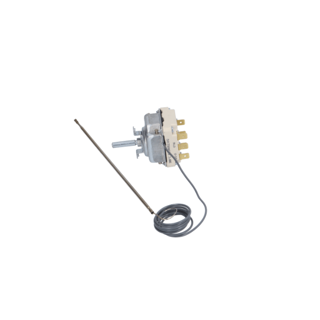 Horeca Parts - Termostat roboczy 3-fazowy 50-300°C - Płyta grillowa MBM stołowa, elektryczna, gładka chromowana, linia 700 - kod MG7EFT777LC