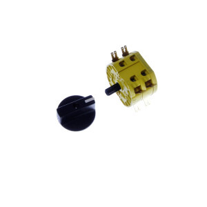 Horeca Parts - Przełącznik funkcji z pokrętłem - piec do pizzy Hendi 226964,226766,226681,226698,226759,226773,226780,226902,226919,226926,226933,227046,220320,220962,220979,227268,226957,226728,226674,22695,226889,226896,220443,220382,226940,226872,220436,227251,226742,227350,227305,226971,227053,220429
