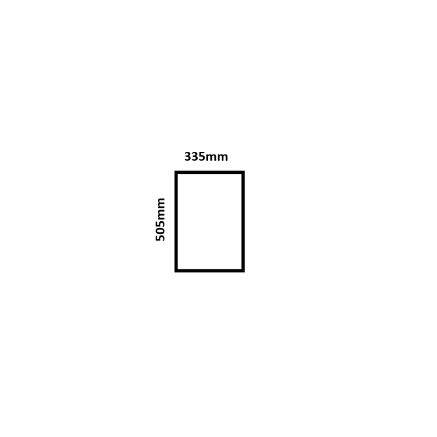 Horeca Parts - Szyba tylna (505x390) - witryna chłodnicza Hendi 233610, 233627, Szron RT-58/B, Royal Catering 1017924