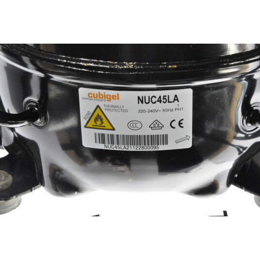 Horeca Parts - Sprężarka CUBIGEL NUC45LA, R290 - zamrażarka 3-półkowa Hendi 233412, Bartscher TKS90, 700342