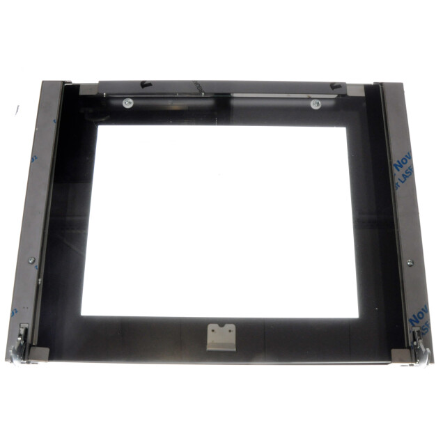 Horeca Parts - Drzwi całoszklane z poprzeczką inspekcyjną i słupkami inox - Tecnoeka, piec konwekcyjny-parowy Hendi 999279, 225165, 225035, 225028 (zawiasy 00014610)