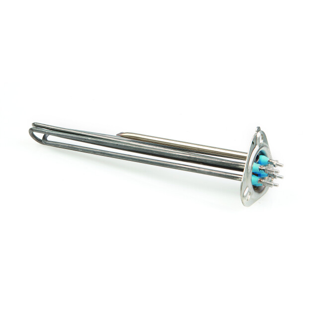 Horeca Parts - Grzałka bojlera 4500W 220/380V, dł. 340 mm, flansza 63 mm, oring 58 mm - zmywarki gastronomiczne Elettrobar, Hobart