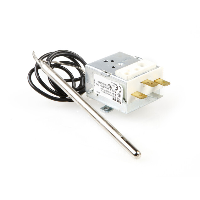 Horeca Parts - Termostat 1-fazowy bojlera 15A 250V 85°C, dł. Kapilary 600 mm, czujka śr. 6x120 mm - zmywarki gastronomiczne Elettrobar, Hobart, Mbm
