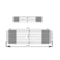 Horeca Parts - Parownik 650x220x135mm - Szafa chłodnicza Hendi 232125, 233122, 233153, MBF8117, YBF9218 (Atosa, Szron, Invest Horeca, Gastro Promocje)