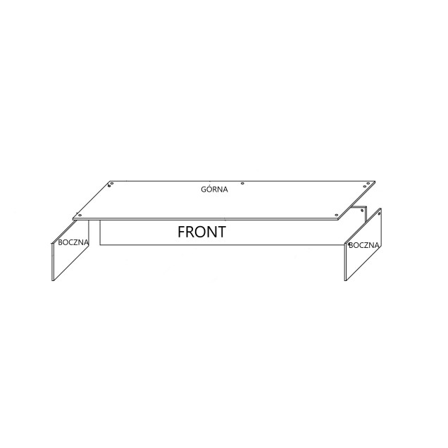 Horeca Parts - Zestaw szyb - Nadstawa chłodnicza 7x GN 1 na 3 232989 (ESL3886GR)