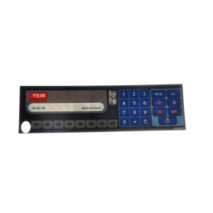 Horeca Parts - Naklejka panelu sterującego - Waga elektroniczna Hendi TEM015B1D