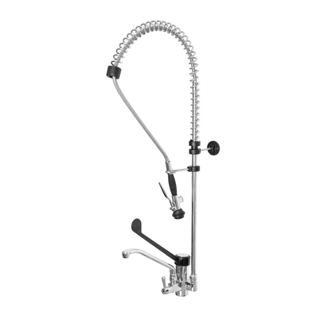 Horeca Parts - Bateria z prysznicem, jednootworowa, wylewka obrotowa, (H) 1060 mm - Hendi 810279
