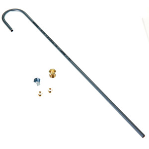 Horeca Parts - Rurka łącząca zawór z palnikiem - Opiekacz do kebaba Potis GD4 / Stalgast 777560, 777561