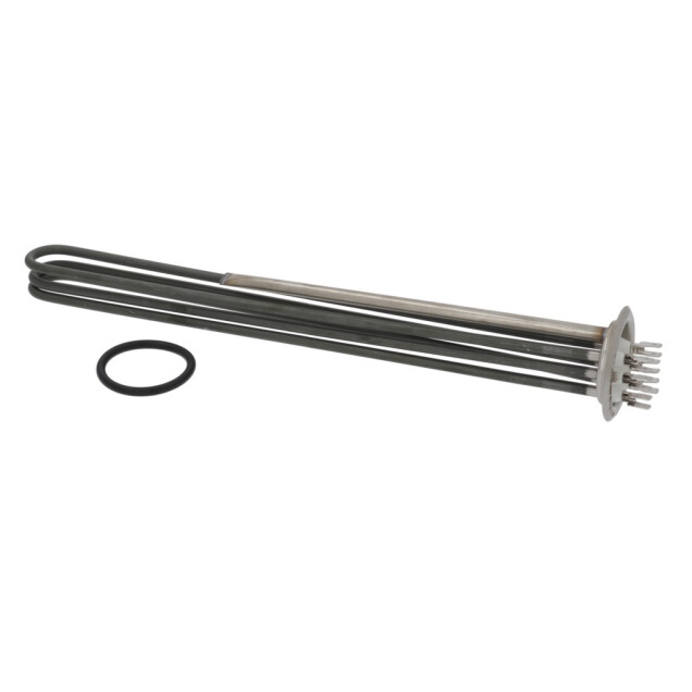 Horeca Parts - Grzałka 6000/6530W 230/240Vx3 - długość 375 mm , flansza 63mm + o ring 3186013 - zmywarki gastronomiczne Dihr, Kromo, Olis ELECTRON 500, DW124P, ELECTRON 600, DW122E, OPTIMA 500 HR, DW107E, 235546, 235553, 229651, 229668, G419040, DW15089/E