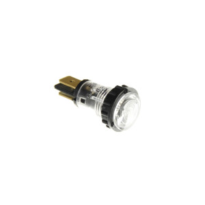 Horeca Parts - Lampka kontrolna biała 12mm 230V - Piece Moretti Forni