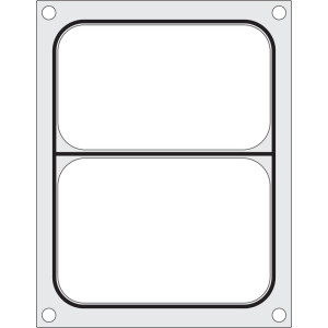 Horeca Parts - Matryca do zgrzewarki - BOKAMA AG02E oraz AG02HD, na tackę dwudzielną 227x178 mm