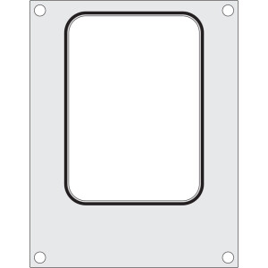 Horeca Parts - Matryca do zgrzewarki - BOKAMA AG02E oraz AG02HD, na tackę bez podziału 187x137 mm