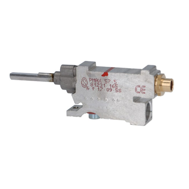 Horeca Parts - Zawór gazowy (wej. śr. rurki 16mm wyj. M13x1) - kuchnia gazowa Giga, Whirlpool (AGC005ZR10, 483286002852, 5031562)