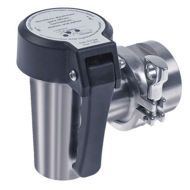 Horeca Parts - Zawór spustowy 2" (śr.A 92mm śr.B 52mm) uniwersalny - Kotły elktryczne / gazowe