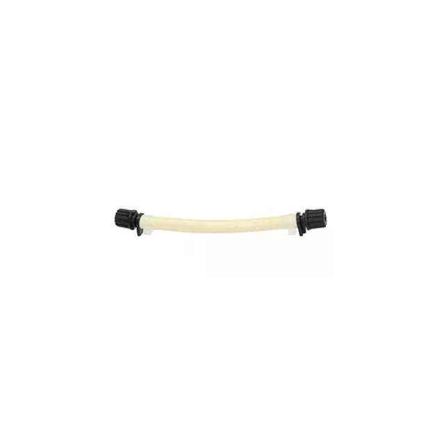 Horeca Parts - Jelitko / Wąż dozownika pynu myjącego ø 6x10 mm końcówki węża czarne ø 5 mm z nakrętką pierścieniową długość całkowita 185 mm (G362095)