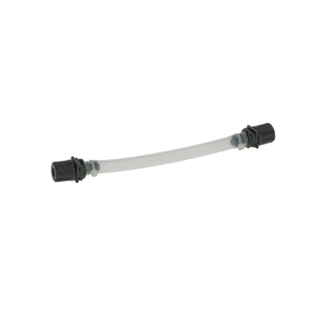Horeca Parts - Jelitko / Wąż dozownika płynu nabłyszczającego wynonane z sylikonu, końcówki węża do rurki ø 4x6 mm z nakrętką pierścieniową - Zmywarki