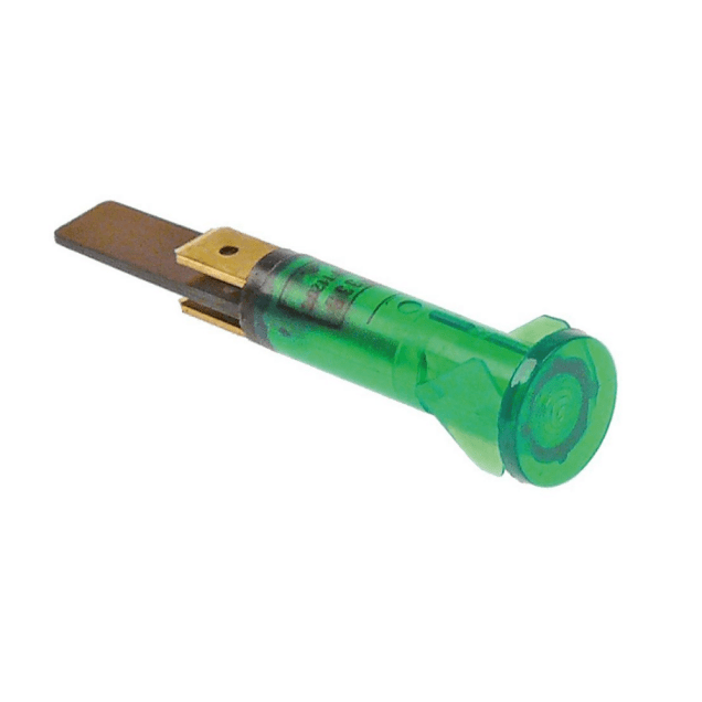 Horeca Parts - Lampka kontrolna śr. 10mm 230V zielona - Piec Bertos ( 3221039 )