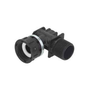 Horeca Parts - Złącze L-kształtne węża gwint 3/4" śr. wew. 20mm 13mm plastik - Piec Rational (5000071, 50.00.071, 5000071)
