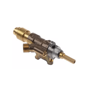 Horeca Parts - Zawór palnika SABAF typ 10 wej. śr. rurki 14mm wyj. 1/4" podł. termopary M8x1 - kuchnia gazowa