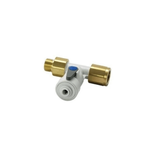 Horeca Parts - Kątowy zawór odcinający z zaworem zwrotnym 1/2" x 1/2" x 3/8" – John Guest ASV8