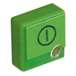 Horeca Parts - Przycisk rozmiar 23x23mm symbol on-off zielony - Zmywarka Dihr, Angelo Po, Ascaso, Desco, Kromo, Luxia, Metos, Olis, Rosinox, Sagi