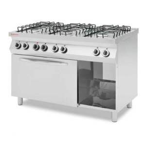 Horeca Parts - Kuchnia gazowa 6-palnikowa z piekarnikiem gazowym Revolution 226469