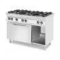 Horeca Parts - Kuchnia gazowa 6-palnikowa z piekarnikiem elektrycznym | 31,5 kW, 3x 3,5 kW + 3x 6 kW Hendi 227916