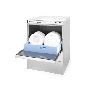 Horeca Parts - Zmywarka do naczyń 50x50, manualna 400V, z dozownikiem detergentu Hendi 233030 (Vergina 50)