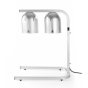 Horeca Parts - Lampa do podgrzewania potraw, podwójna, HENDI, srebrny, 230V/500W, 453x360x(H)790mm