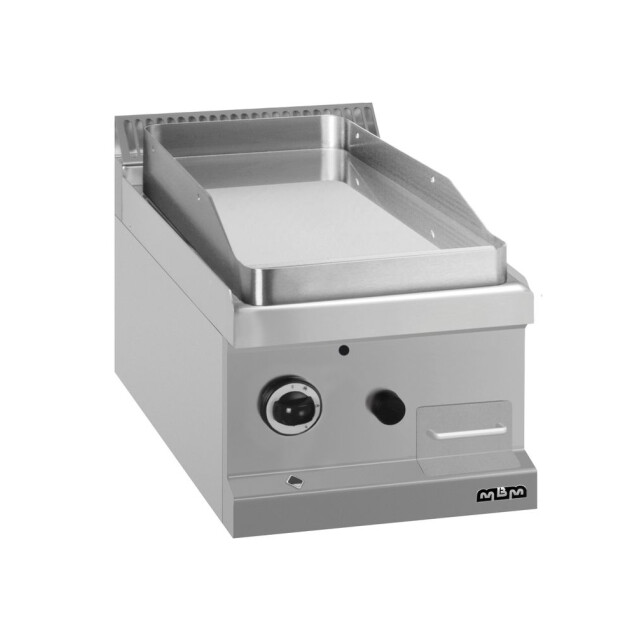 Horeca Parts - Płyta grillowa MBM stołowa, gazowa, gładka chromowana, linia 700 - kod MG7GFT477LC