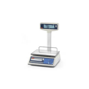 Horeca Parts - Waga kalkulacyjna LCD z wysięgnikiem i legalizacją, seria EGE, 15 kg, TEM, 325x377x(H)394mm