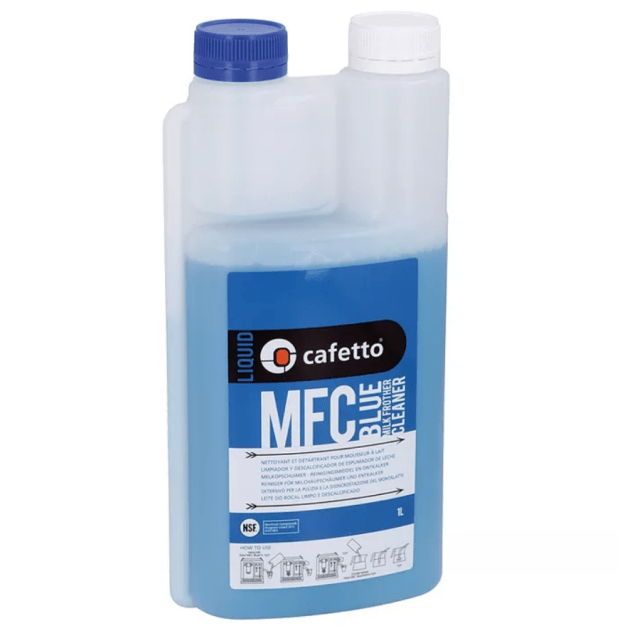 Horeca Parts - Detergent MFC Blue do czyszczenia spieniaczy do mleka, alkaliczny, 1 l - Cafetto