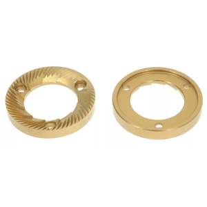 Horeca Parts - Para żaren tytanowych, śr. zewn. 63,5 mm, śr. wew. 38 mm, grubość 9 mm, 3 otwory mocujące - Cimbali