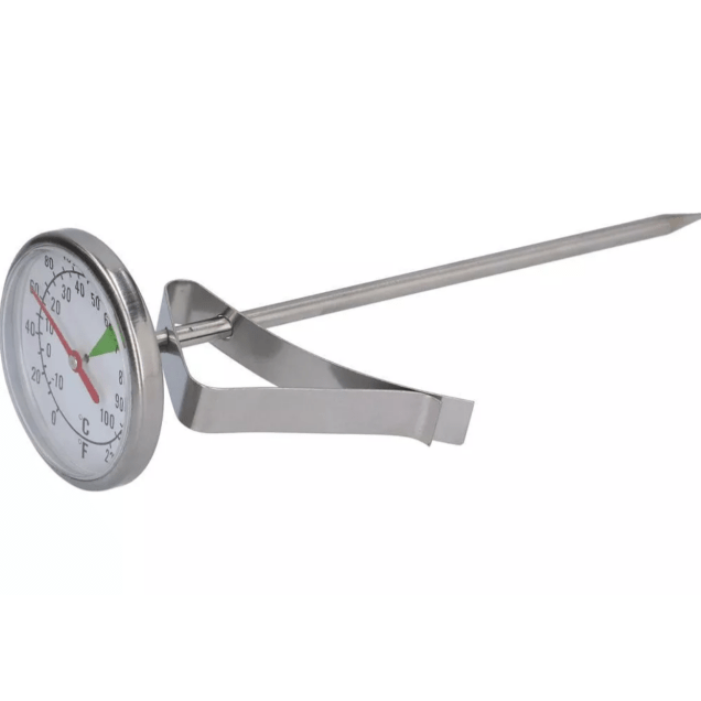 Horeca Parts - Termometr śr. 44,5mm od -10 do 100°C śr. czujki 3,8mm dł. czujki 130mm