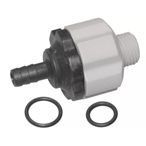 Horeca Parts - Końcówka węża z zaworem zwrotnym, do węża Ø 4x6 mm, przyłącze 1/8", uszczelki w komplecie - Seko